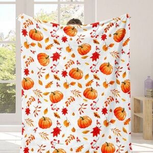 Happy Halloween Boo Throw Blankets, Soft Fleece Blanket  Living Bedroom